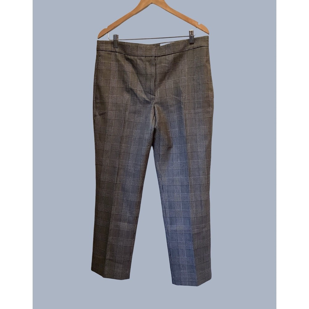 Alexander McQueen Herringbone Wool Slacks Dressy Trousers Office Pants 46 US10